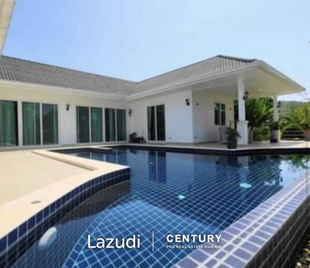 KHAO TAO : Great Quality 3 bed pool villa on 2 rai land