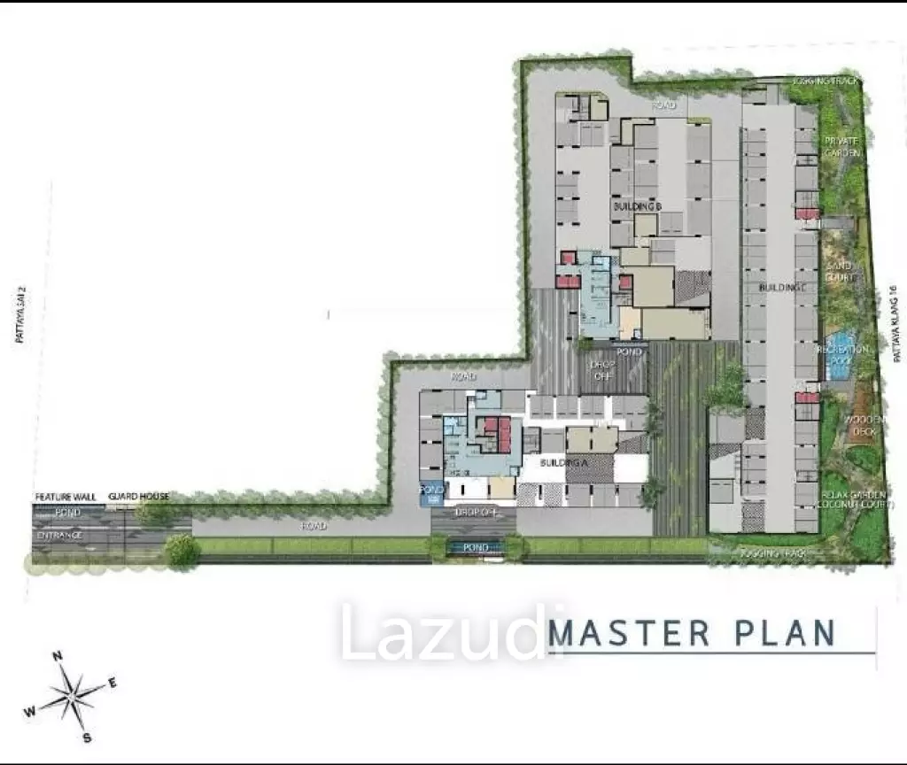 1 Bed 1 Bath 35.45 Sqm. Centric Sea Pattaya