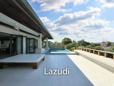 Newly Renovated 4-Bed Sea View Villa in Plai Laem, Koh Samui