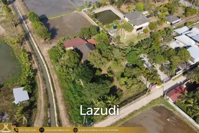ขายบ้านเดี่ยวชั้นเดียว 3 ห้องนอน วิวทุ่งนาในเวียงชัย