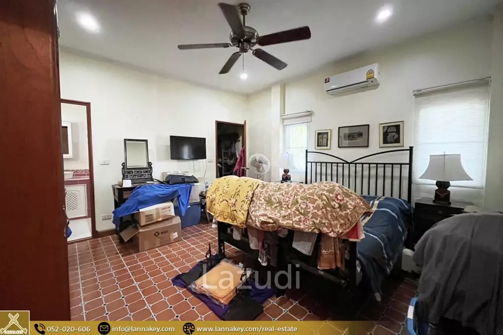 ขายบ้านเดี่ยวชั้นเดียว 3 ห้องนอน วิวทุ่งนาในเวียงชัย