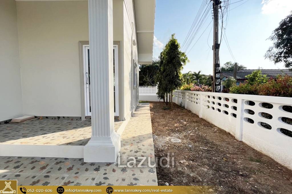 New cozy 2 bedrooms house for sale in Wiang Chai