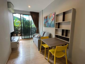 1 bedroom 43.32SQ.M on a second floor facing gym and garden view