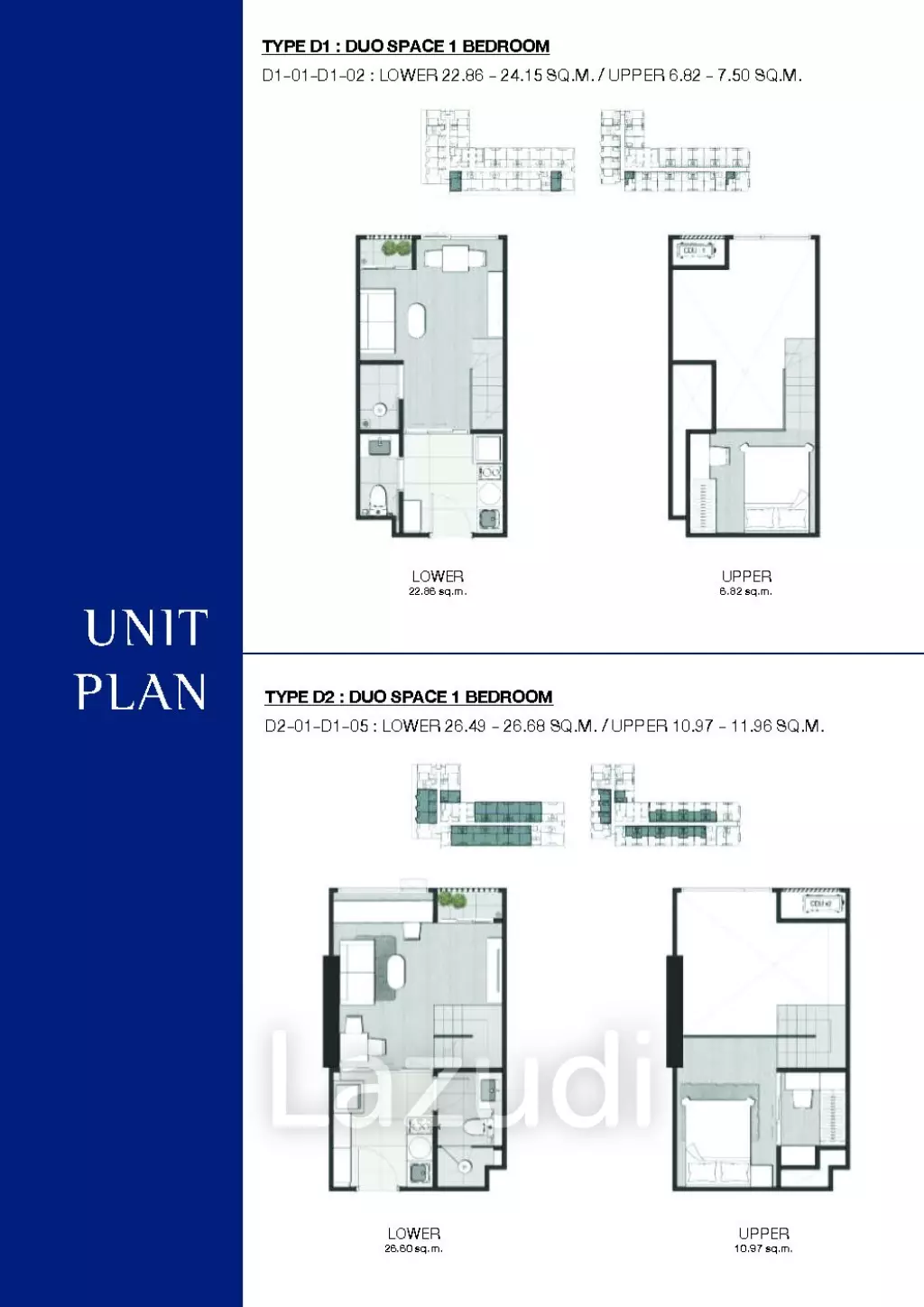 1 Bed 1 Bath 24.24 SQ.M. KnightsBridge Space Ratchayothin
