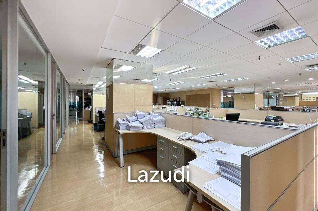 Fully Furnished + Fitted Office Space for Rent in Bangkok - SinoThai Building on Asoke Road Near MRT Sukhumvit + BTS Asok