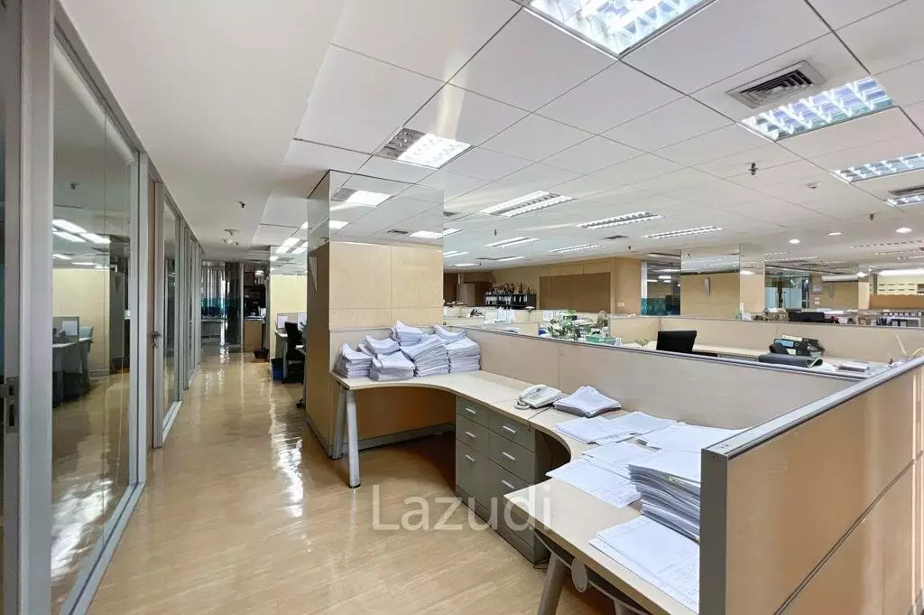 Fully Furnished + Fitted Office Space for Rent in Bangkok - SinoThai Building on Asoke Road Near MRT Sukhumvit + BTS Asok