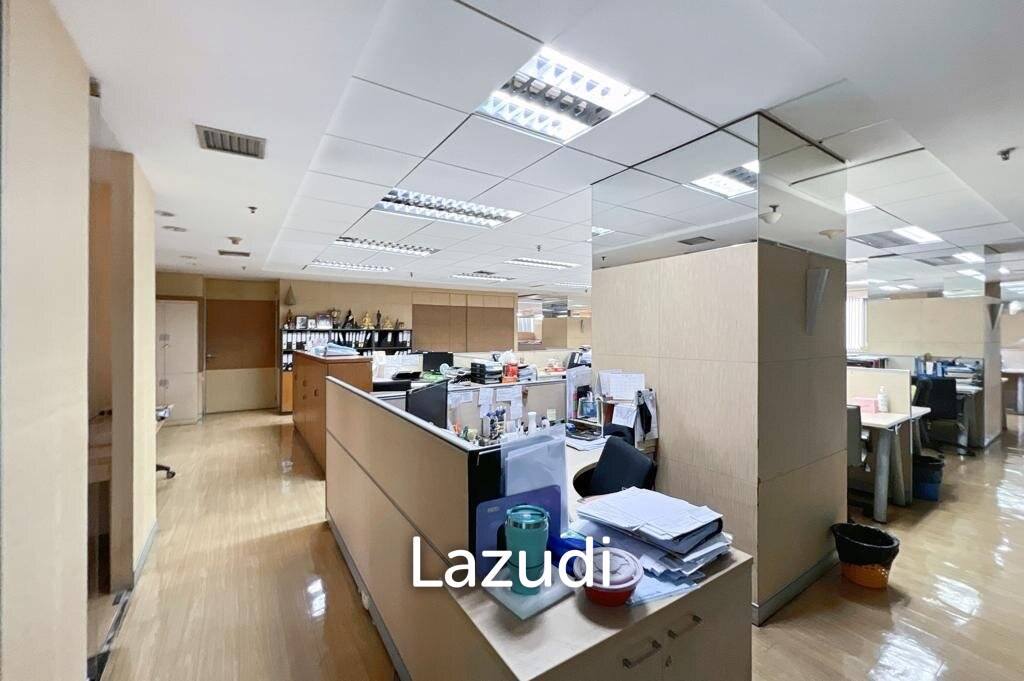 Fully Furnished + Fitted Office Space for Rent in Bangkok - SinoThai Building on Asoke Road Near MRT Sukhumvit + BTS Asok