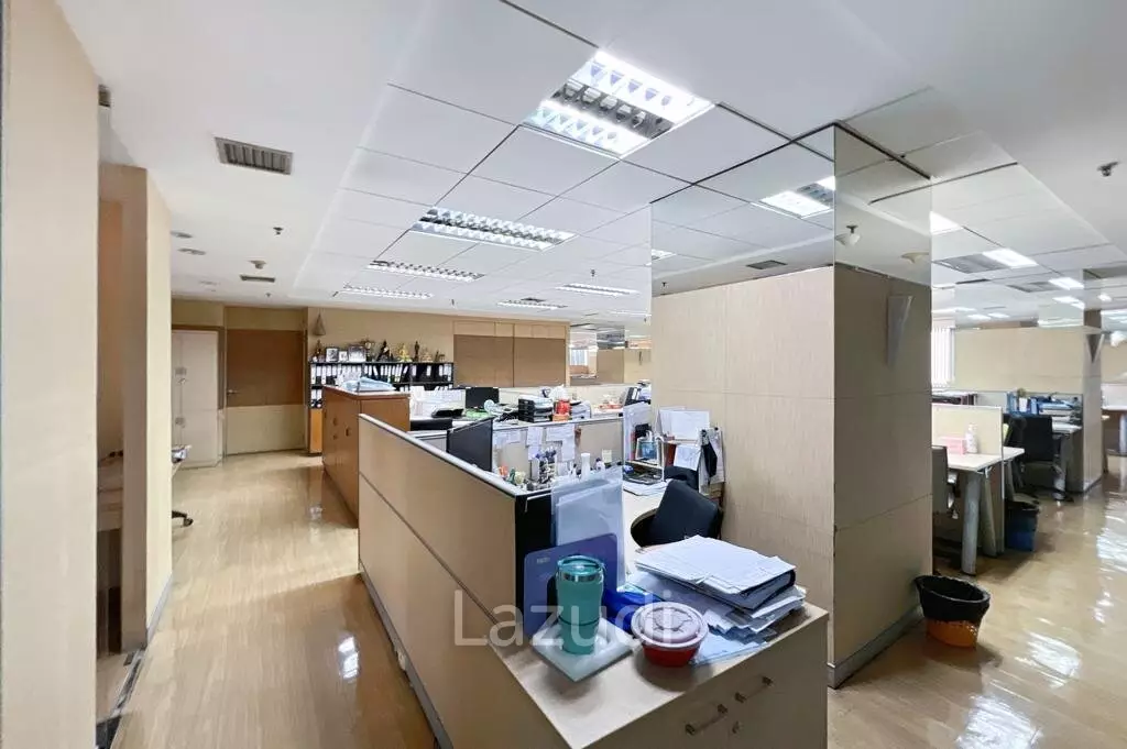 Fully Furnished + Fitted Office Space for Rent in Bangkok - SinoThai Building on Asoke Road Near MRT Sukhumvit + BTS Asok