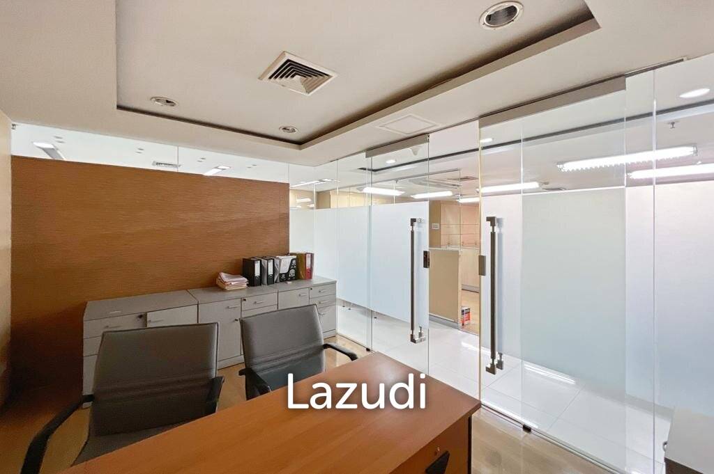 Fully Furnished + Fitted Office Space for Rent in Bangkok - SinoThai Building on Asoke Road Near MRT Sukhumvit + BTS Asok