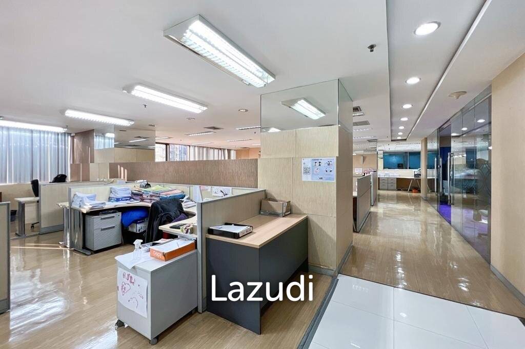 Fully Furnished + Fitted Office Space for Rent in Bangkok - SinoThai Building on Asoke Road Near MRT Sukhumvit + BTS Asok