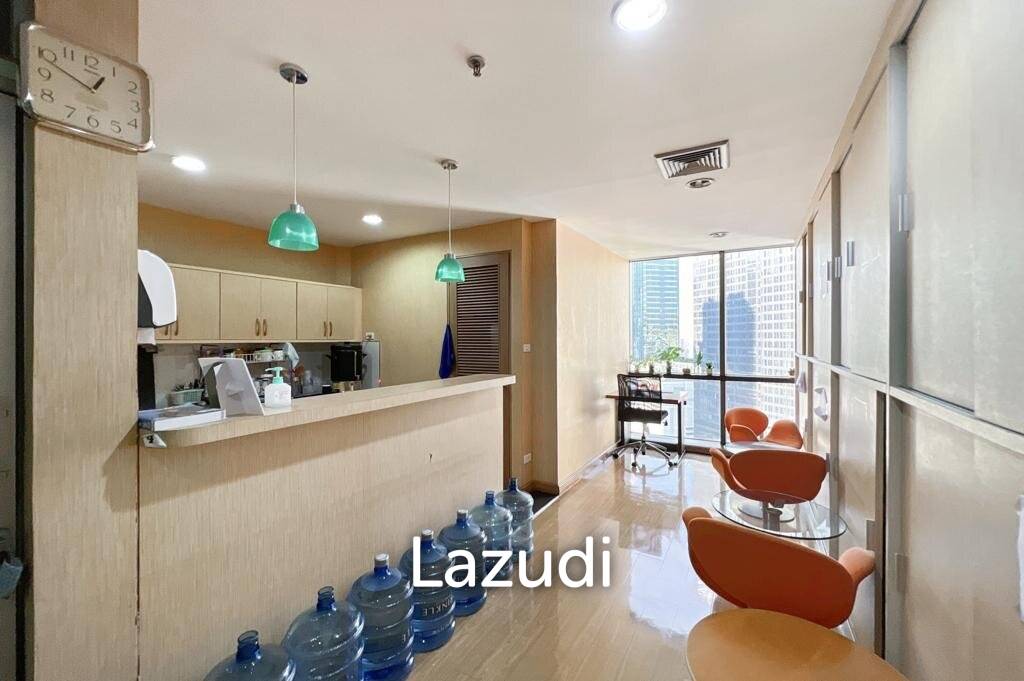 Fully Furnished + Fitted Office Space for Rent in Bangkok - SinoThai Building on Asoke Road Near MRT Sukhumvit + BTS Asok