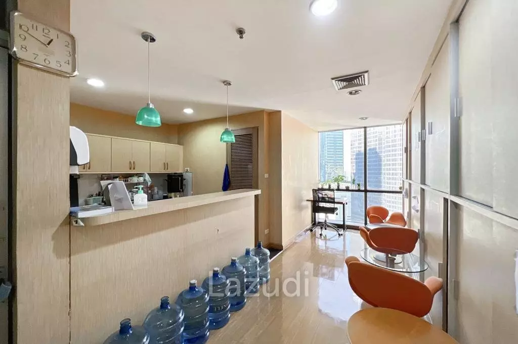 Fully Furnished + Fitted Office Space for Rent in Bangkok - SinoThai Building on Asoke Road Near MRT Sukhumvit + BTS Asok