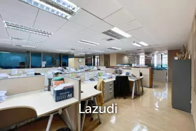 Fully Furnished + Fitted Office Space for Rent in Bangkok - SinoThai Building on Asoke Road Near MRT Sukhumvit + BTS Asok