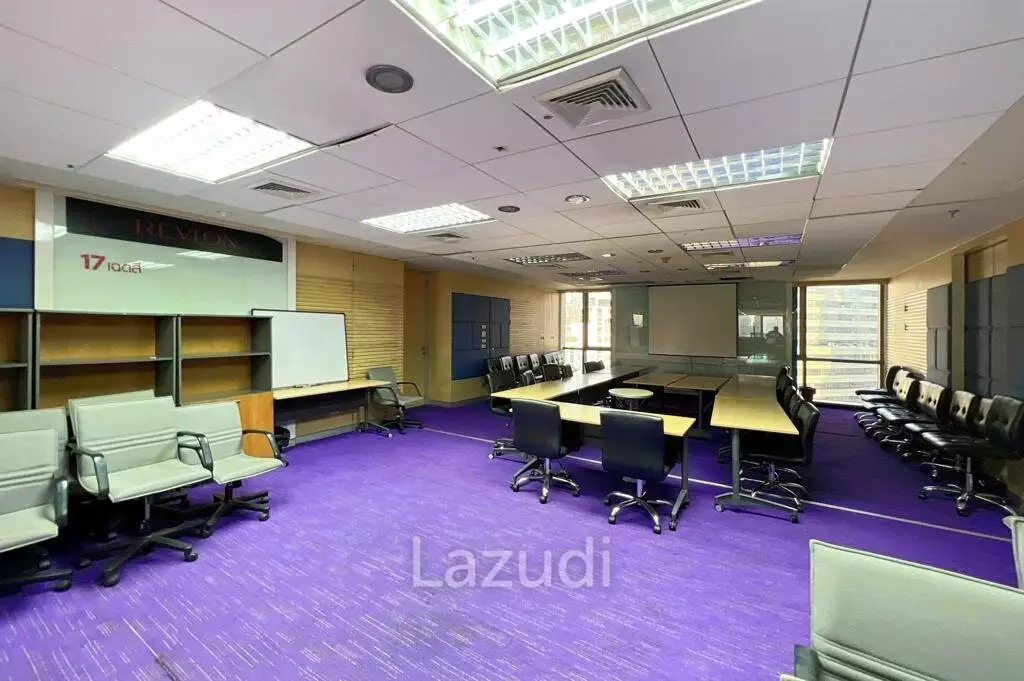 Fully Furnished + Fitted Office Space for Rent in Bangkok - SinoThai Building on Asoke Road Near MRT Sukhumvit + BTS Asok