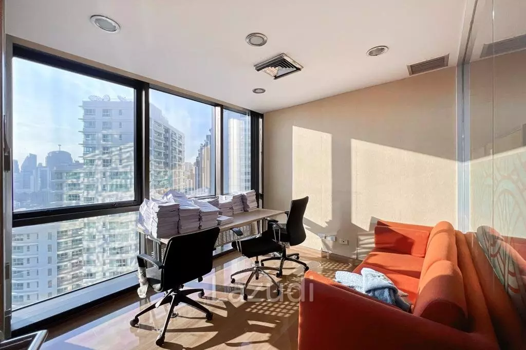 Fully Furnished + Fitted Office Space for Rent in Bangkok - SinoThai Building on Asoke Road Near MRT Sukhumvit + BTS Asok