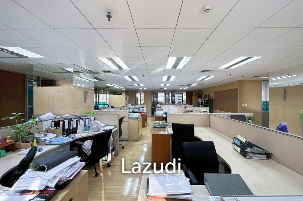 Fully Furnished + Fitted Office Space for Rent in Bangkok - SinoThai Building on Asoke Road Near MRT Sukhumvit + BTS Asok