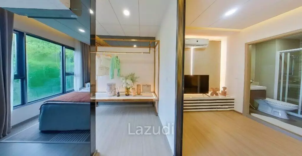34 sqm stylish 1 bedroom condo on 9th floor at Aspire Sukhumvit-Rama 4 Phra Khanong