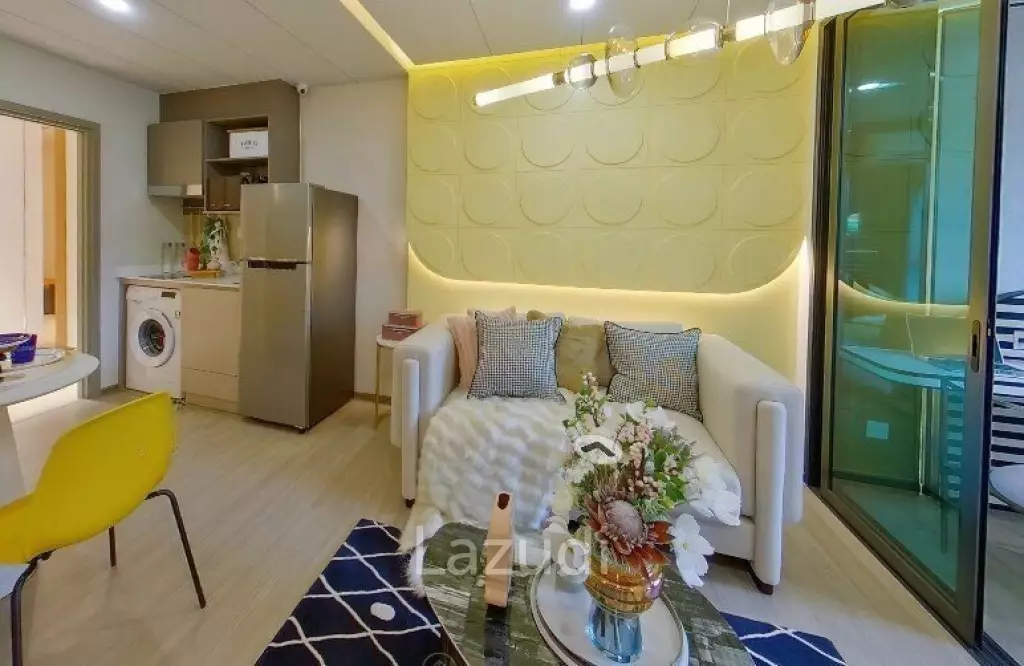 34 sqm stylish 1 bedroom condo on 9th floor at Aspire Sukhumvit-Rama 4 Phra Khanong