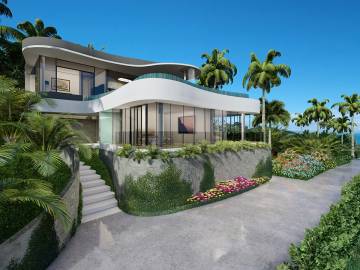Darika Residence II – Panoramic 3 to 4 Bedroom Seaview Pool Villa in Bangpor for Sale