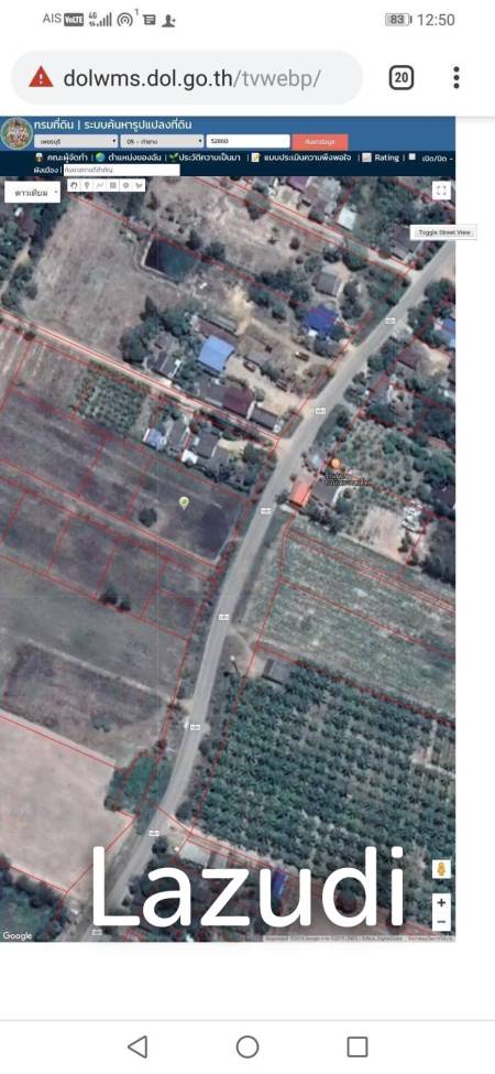 Land 3000 sqm near beach in Phetchaburi