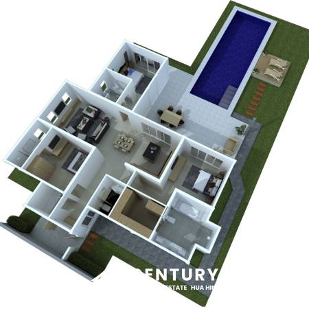 728 Sqm 3 Bed 4 Bath Villa For Sale