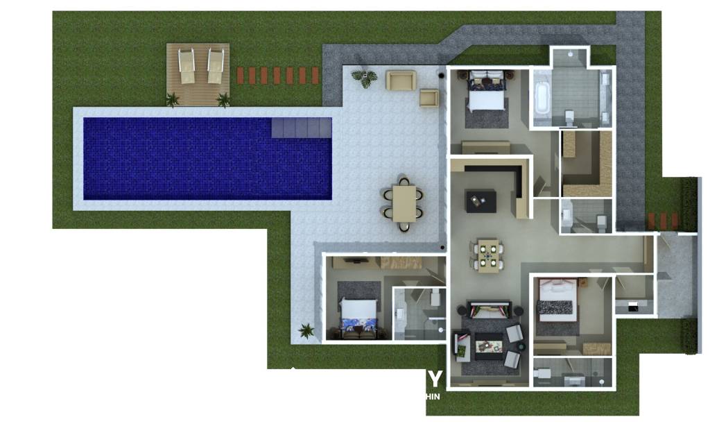 728 Sqm 3 Bed 4 Bath Villa For Sale