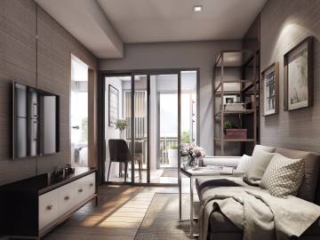 1 Bed 1 Bath 28.90 SQ.M. The Nest Sukhumvit 64