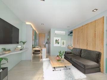 Studio 1 Bath 31.00 SQ.M. Serene Condominium
