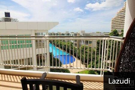 2 Bed Beachfront Condo with Nice View in Town