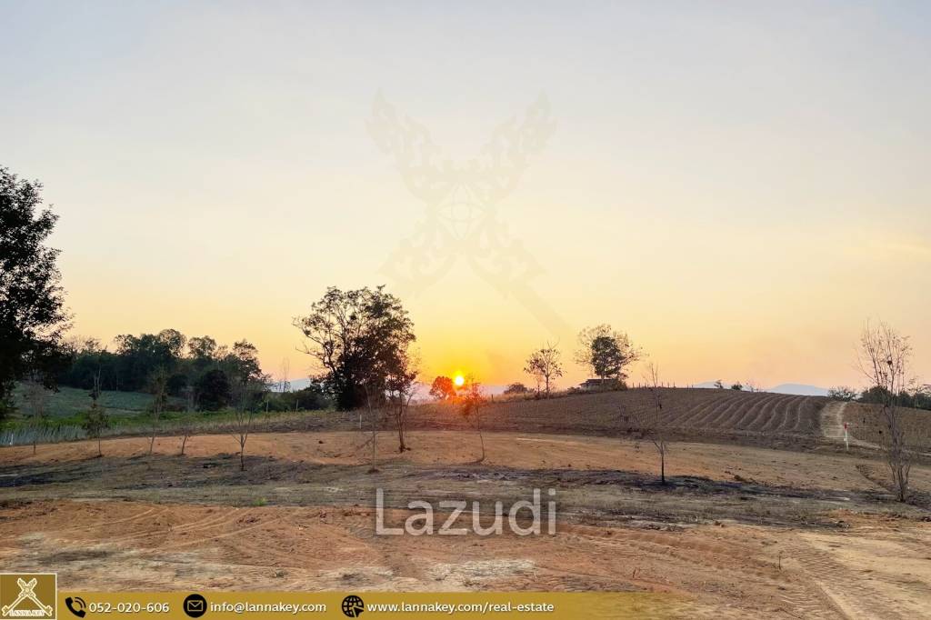 beautiful lands with mountain view in Mae Chan