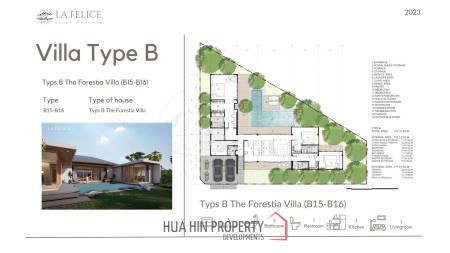 3 Bed 3 Bath 374.15 SQ.M  La Felice Hua Hin