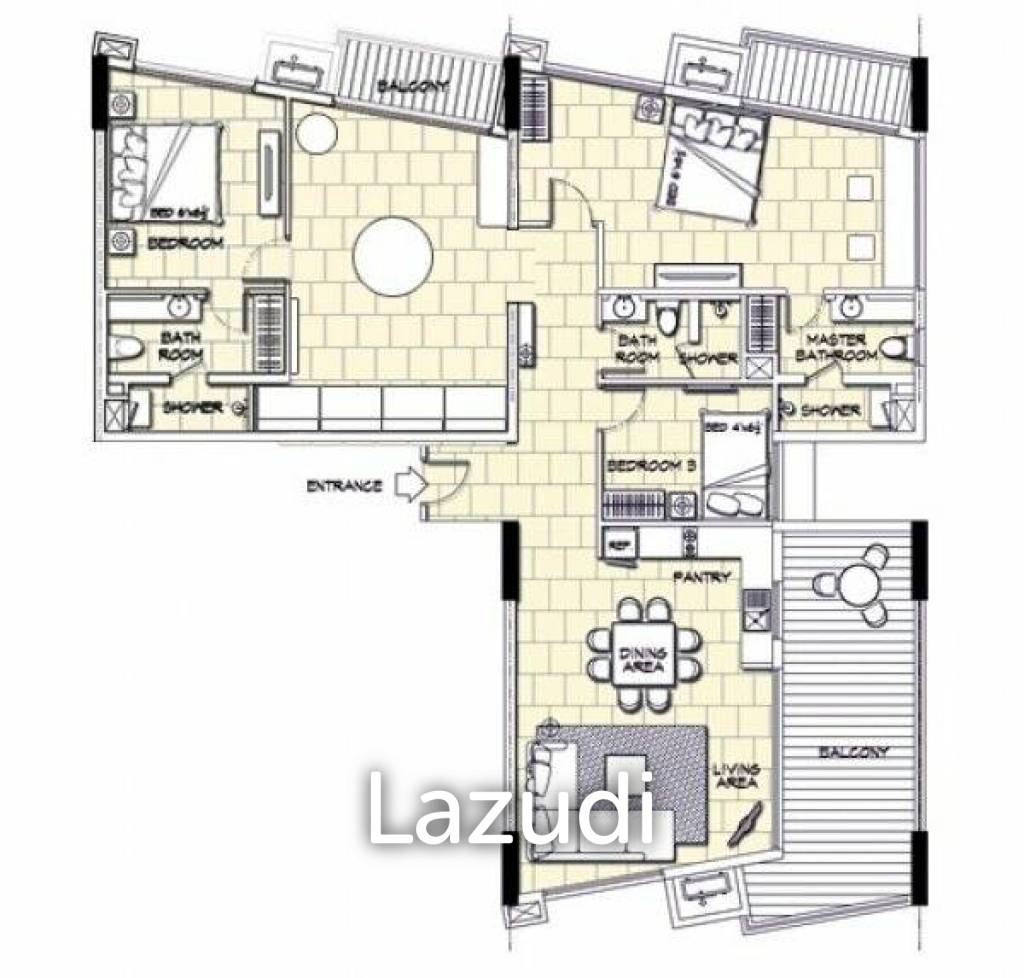 Luxury 3 Bed Beachfront Condo in Hua Hin Town