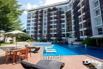 2 Bed with Pool View Condo in Town