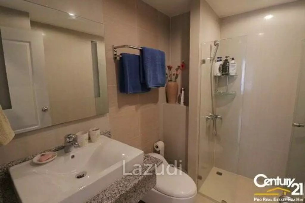 2 Bed with Pool View Condo in Town