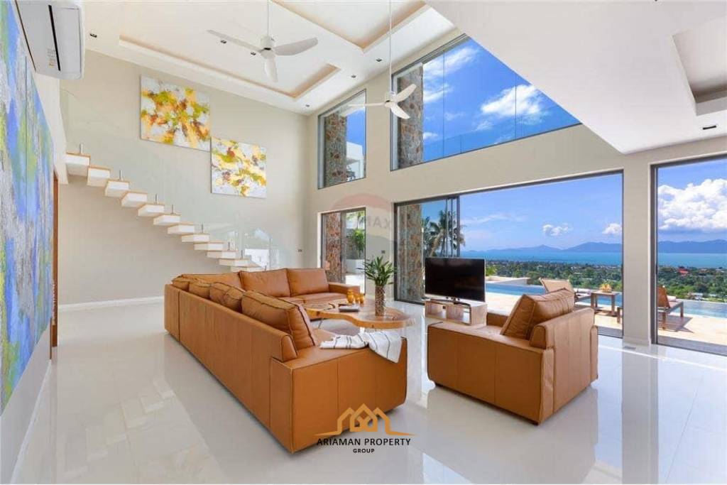 Incredible 4-Bed Villa with Ocean Views in Bo Phut, Koh Samui