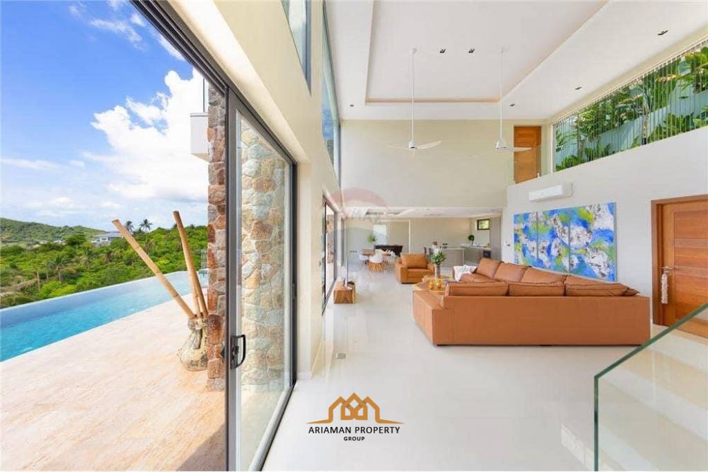 Incredible 4-Bed Villa with Ocean Views in Bo Phut, Koh Samui