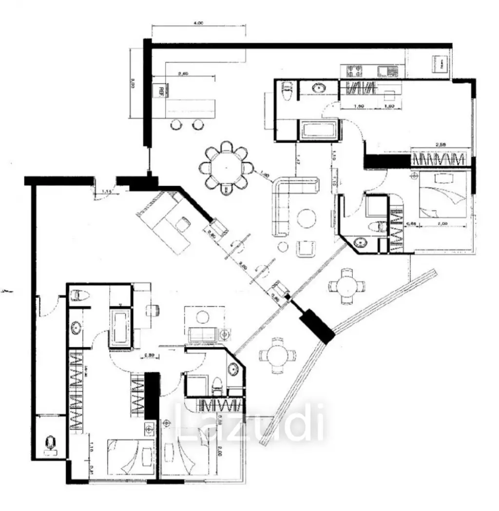 4 Bed 252 SQ.M Chatrium Residence Riverside