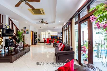 Two Story Private Villa Near Sainoi Beach For Sale on Large Land Plot