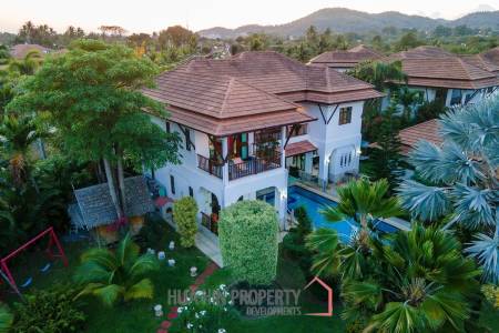 Two Story Private Villa Near Sainoi Beach For Sale on Large Land Plot