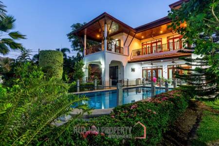 Two Story Private Villa Near Sainoi Beach For Sale on Large Land Plot