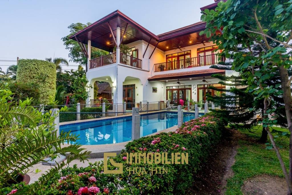 Two Story Private Villa Near Sainoi Beach For Sale on Large Land Plot