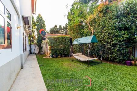Two Story Private Villa Near Sainoi Beach For Sale on Large Land Plot