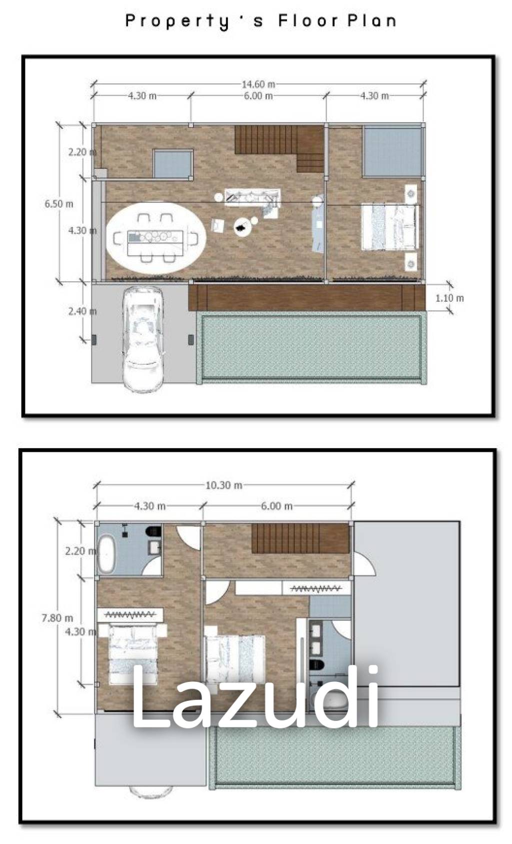 Вилла 310 кв.м. 3 Кровать 4 Ванна
