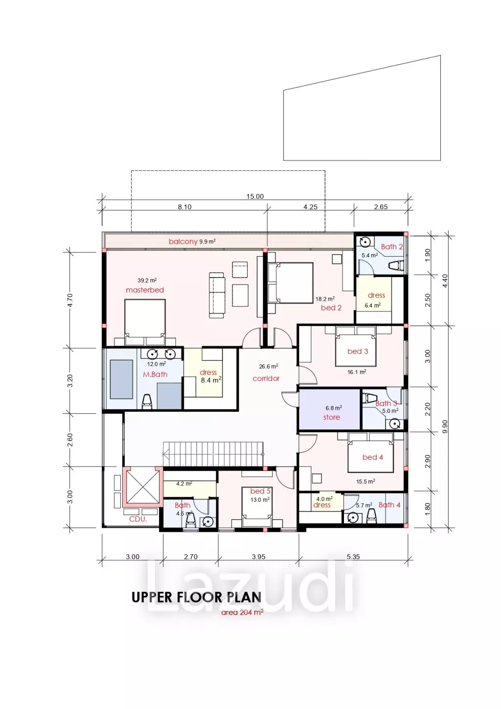 5 Bed 5 Bath 700 SQ.M. D-Sign Villas