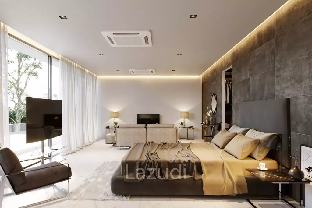 วิลล่าหรูโมเดิร์น 6 ห้องนอน 3 ชั้น ใจจกลางเมืองพัทยา