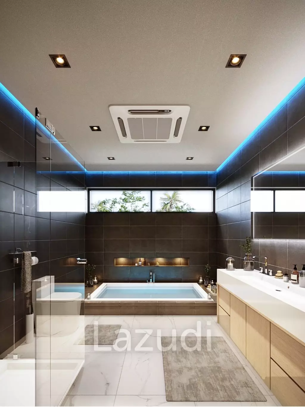 วิลล่าหรูโมเดิร์น 6 ห้องนอน 3 ชั้น ใจจกลางเมืองพัทยา