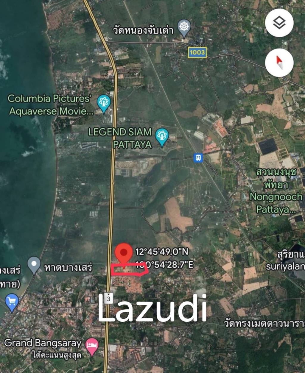 Land 23724 Sqm. Bang Saray Sattahip