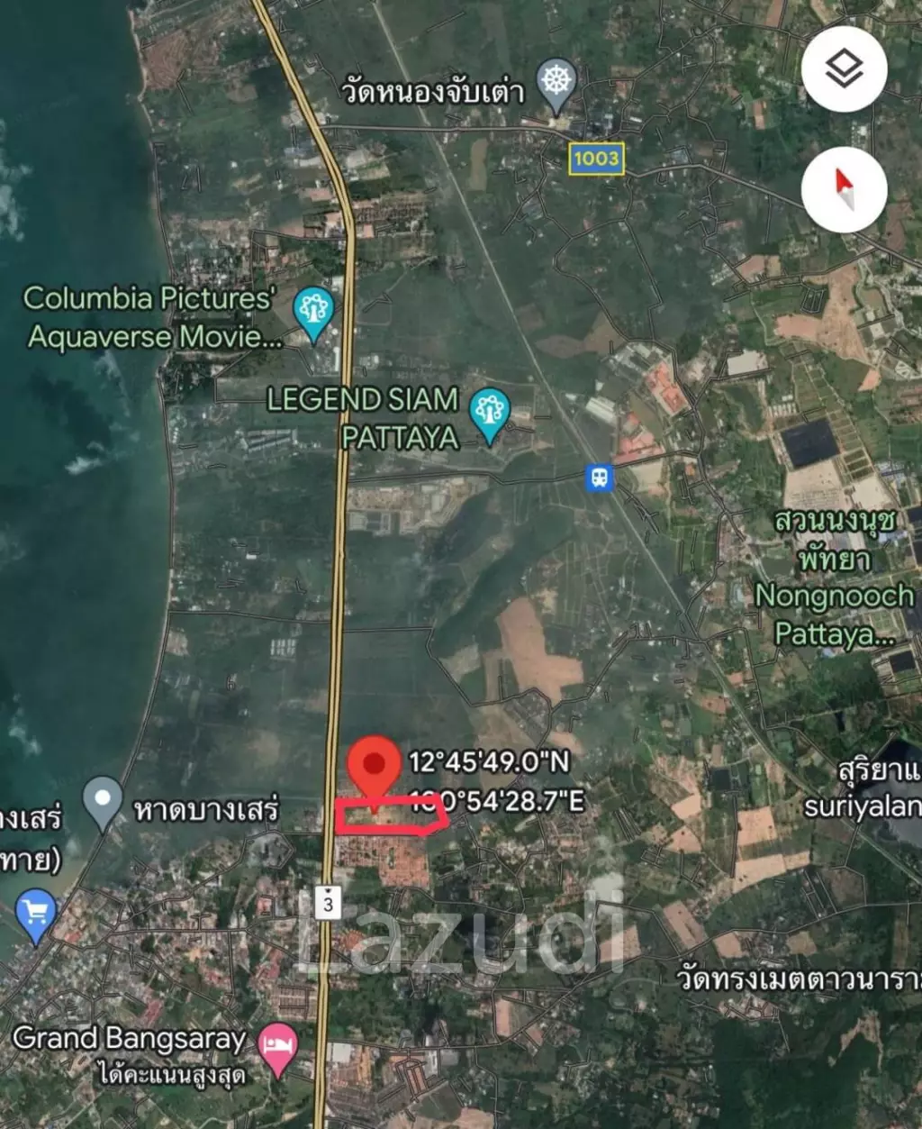 Land 23724 Sqm. Bang Saray Sattahip