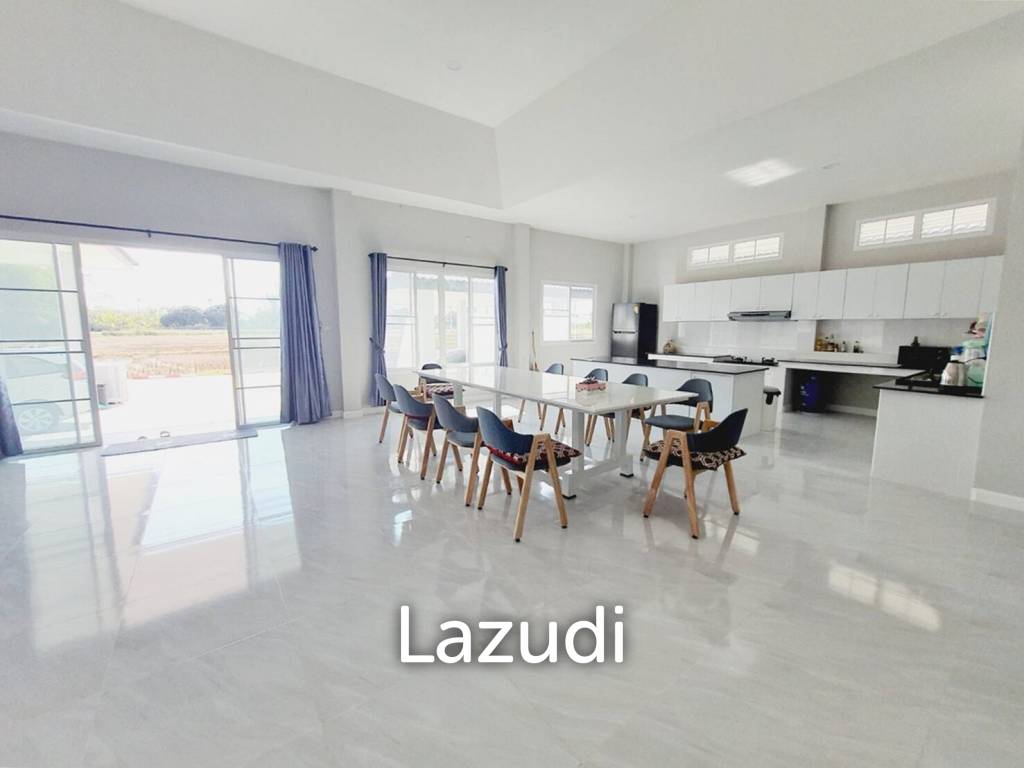 ขายบ้านใหม่ชั้นเดียว 3 ห้องนอนในบ้านดู่ ใกล้สนามบิน