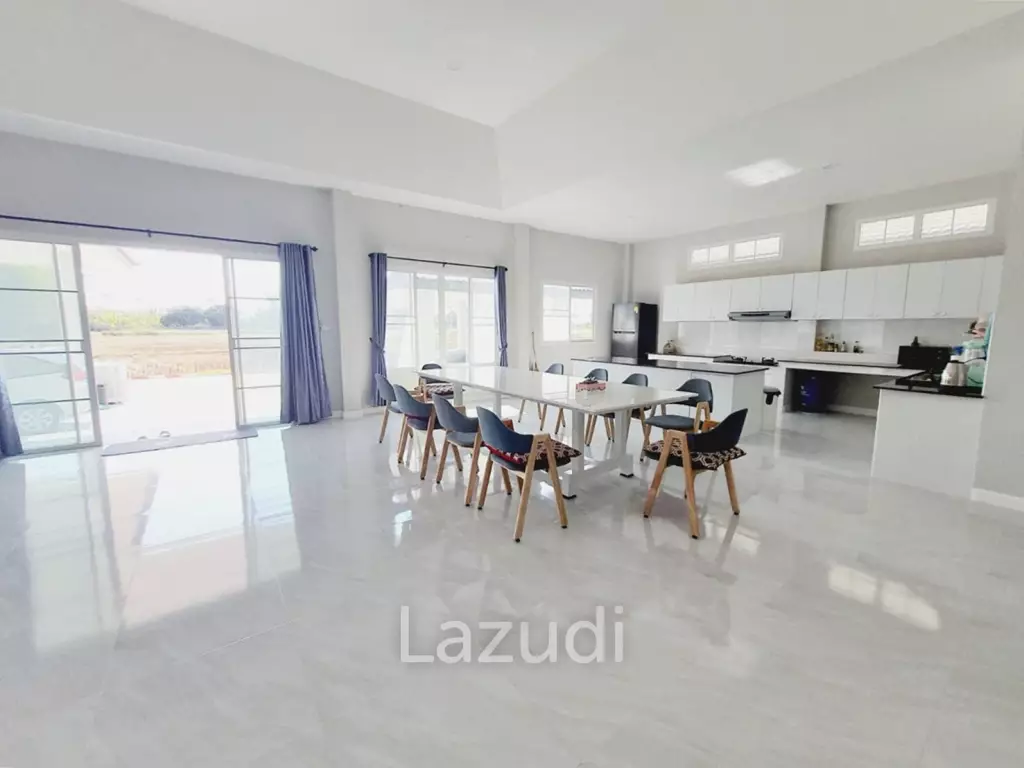ขายบ้านใหม่ชั้นเดียว 3 ห้องนอนในบ้านดู่ ใกล้สนามบิน